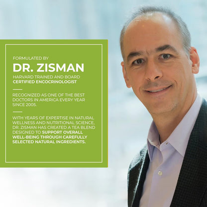 Dr. Zisman ZT Slimming - Matcha-Coconut Kräutertee-Mischung mit Sennesblättern - Antioxidative Wirkung - 28-Tage-Wohlbefinden (28 Teebeutel)