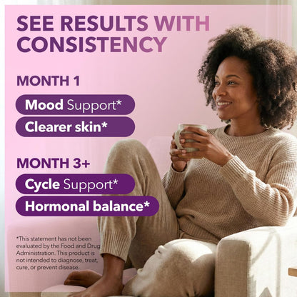 Intimate Rose Myo-Inositol & D-Chiro Inositol für Frauen – Hormonbalance & Eierstockunterstützung mit idealem 40:1-Verhältnis, Vitamin D3 + Ashwagandha