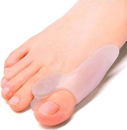 Povihome 8er-Pack Zehenspreizer und Ballenschutz (1,27 cm dick), Ballenpolster, Ballenkorrektor und Ballenentlastung mit Gel-Schutz, Behandlung von Schmerzen im Großzehengrundgelenk, Ausrichtung der Großzehe und Linderung von Ballenschmerzen