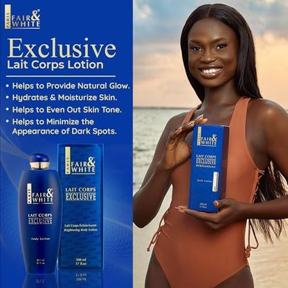 FAIR & WHITE Lait Corps Exclusive Whitenizer Body Lotion - 500 ml - Aufhellende Körperlotion