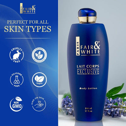 FAIR & WHITE Lait Corps Exclusive Whitenizer Body Lotion - 500 ml - Aufhellende Körperlotion