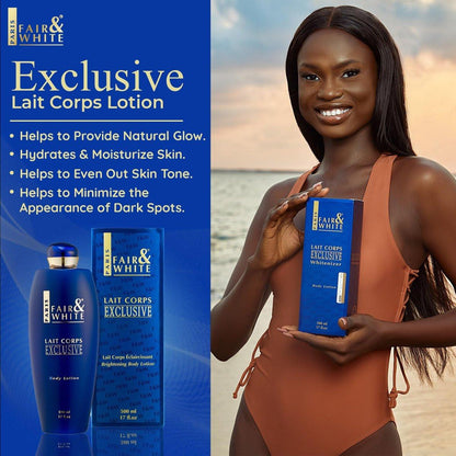 FAIR & WHITE Lait Corps Exclusive Whitenizer Body Lotion - 500 ml - Aufhellende Körperlotion