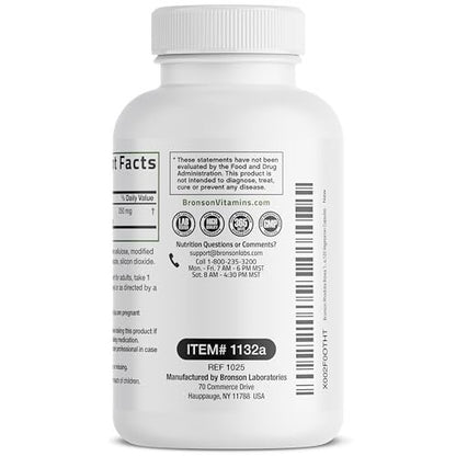 Bronson Rhodiola Rosea Vegetarische Kapseln - Adaptogenes Kraut - Unterstützung für Gehirn, Stress & Stimmung - Non-GMO, 120 Stück