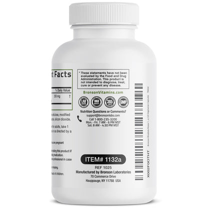 Bronson Rhodiola Rosea Vegetarische Kapseln - Adaptogenes Kraut - Unterstützung für Gehirn, Stress & Stimmung - Non-GMO, 120 Stück