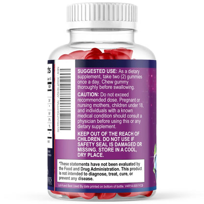 Gelenkunterstützung Gummis - Glucosamin Plus Vitamin E - Natürliches Nahrungsergänzungsmittel für gelegentliche Beschwerden in Rücken, Knien und Händen - Knorpel- und Gelenkgesundheit & Flexibilität - 120 Gummis