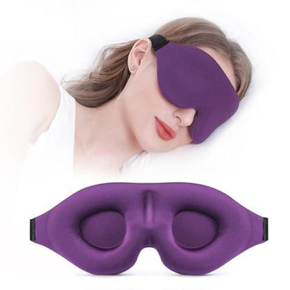 YIVIEW Schlafmaske für Seitenschläfer – 3D-Augenmaske mit vollständiger Lichtblockierung, weich und atmungsaktiv, Null-Druck-Nachtblindfold für Damen und Herren