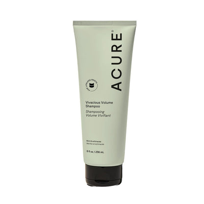 Acure Vivacious Volume Shampoo - Volumenshampoo für feines, dünnes Haar - mit Minze, sulfatfrei, parabenfrei, vegan - 236 ml