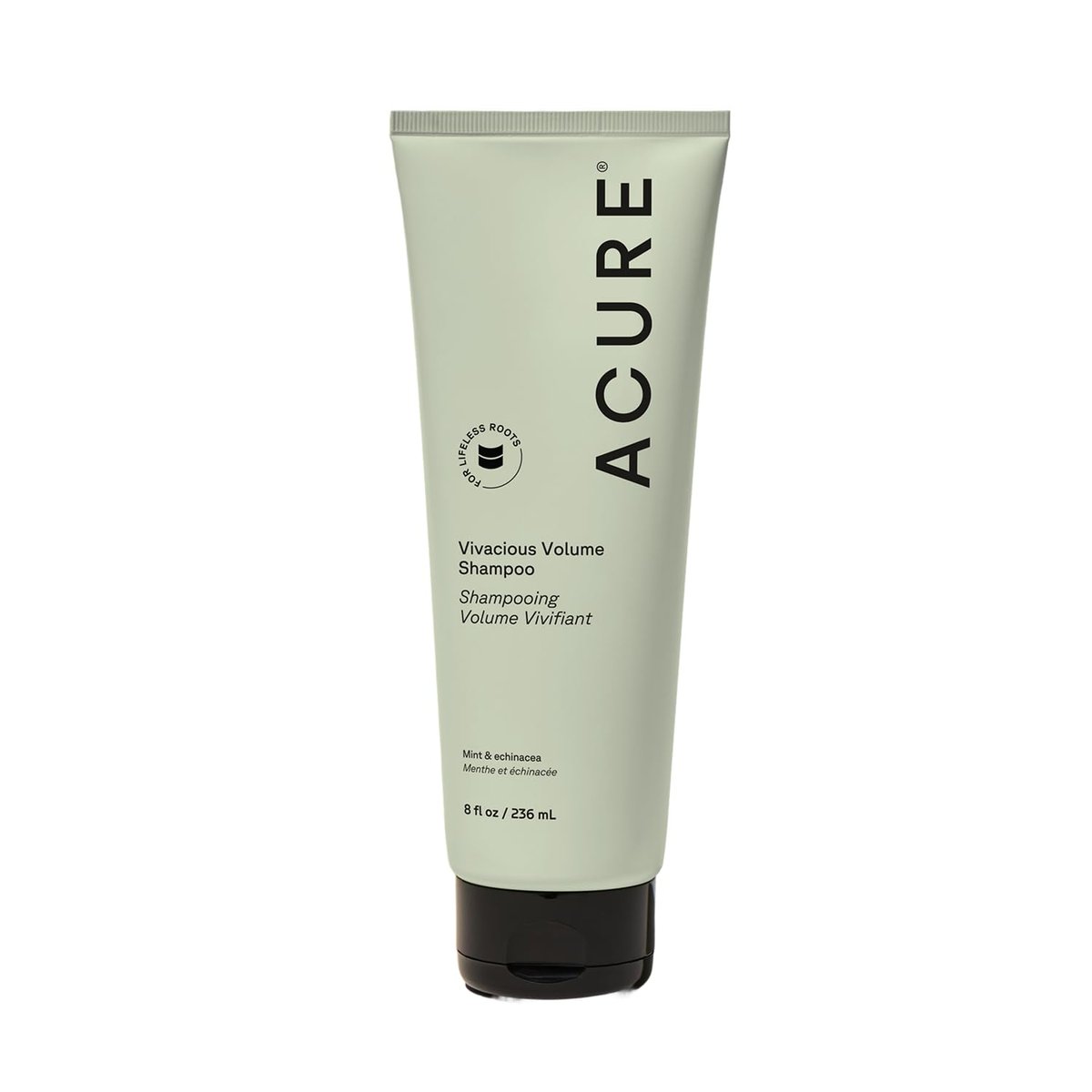 Acure Vivacious Volume Shampoo - Volumenshampoo für feines, dünnes Haar - mit Minze, sulfatfrei, parabenfrei, vegan - 236 ml