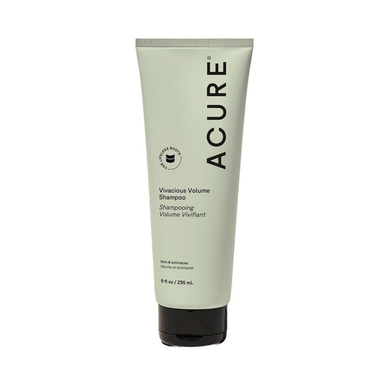 Acure Vivacious Volume Shampoo - Volumenshampoo für feines, dünnes Haar - mit Minze, sulfatfrei, parabenfrei, vegan - 236 ml