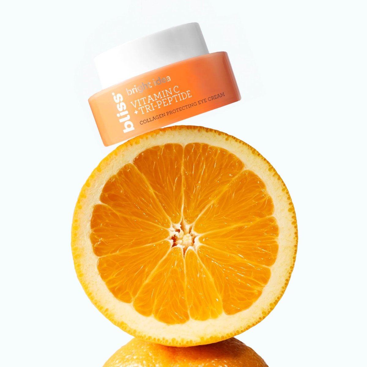 Bliss Bright Idea Vitamin C Augencreme – Anti-Aging Behandlung, Reduziert feine Linien, Strafft & Hydratisiert, 3-O-Ethylascorbinsäure, Tripeptid & Süßholzwurzel, 15 ml