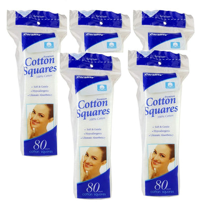 Premium Cotton Squares 100% Baumwollpads (400 Stück) – Sanfte Hautpflege