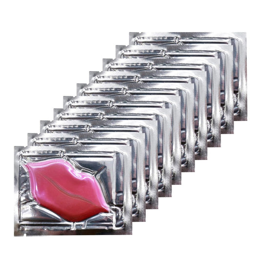 Adofect Feuchtigkeitsspendende & Hydratisierende Lippenmasken Set 30 Stück, Kollagen-Kristall-Lippenpflaster für dunkle Lippen, glättet Lippenlinien, reduziert Falten & Trockenheit, Lippenpflege für den Mädelsabend