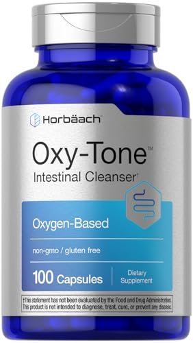Horbäach Darmreinigung | 100 Kapseln | für Männer und Frauen | Nicht-GVO & glutenfrei | mit ozoniertem Magnesium