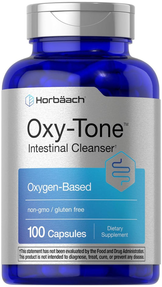Horbäach Darmreinigung | 100 Kapseln | für Männer und Frauen | Nicht-GVO & glutenfrei | mit ozoniertem Magnesium