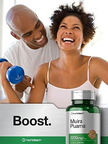 Horbäach Muira Puama Wurzelextrakt | 90 Kapseln | Non GMO, Glutenfrei