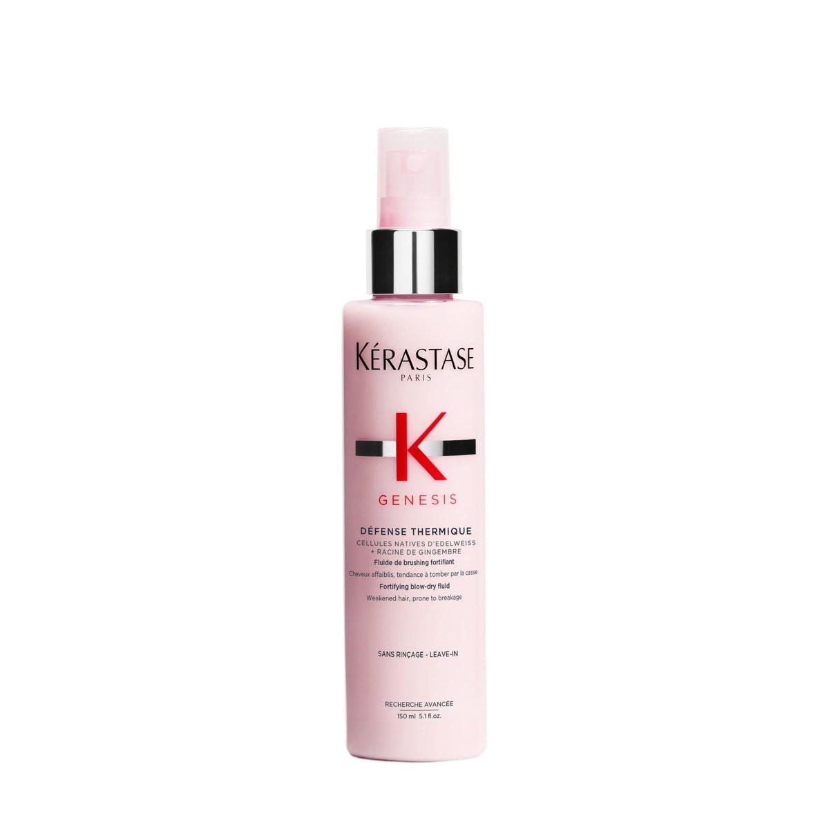 Kerastase Genesis Thermique Hitzeschutz für geschwächtes und geschädigtes Haar, Anti-Bruch, entwirrt und hydratisiert ohne Frizz, sulfatfrei, 150 ml