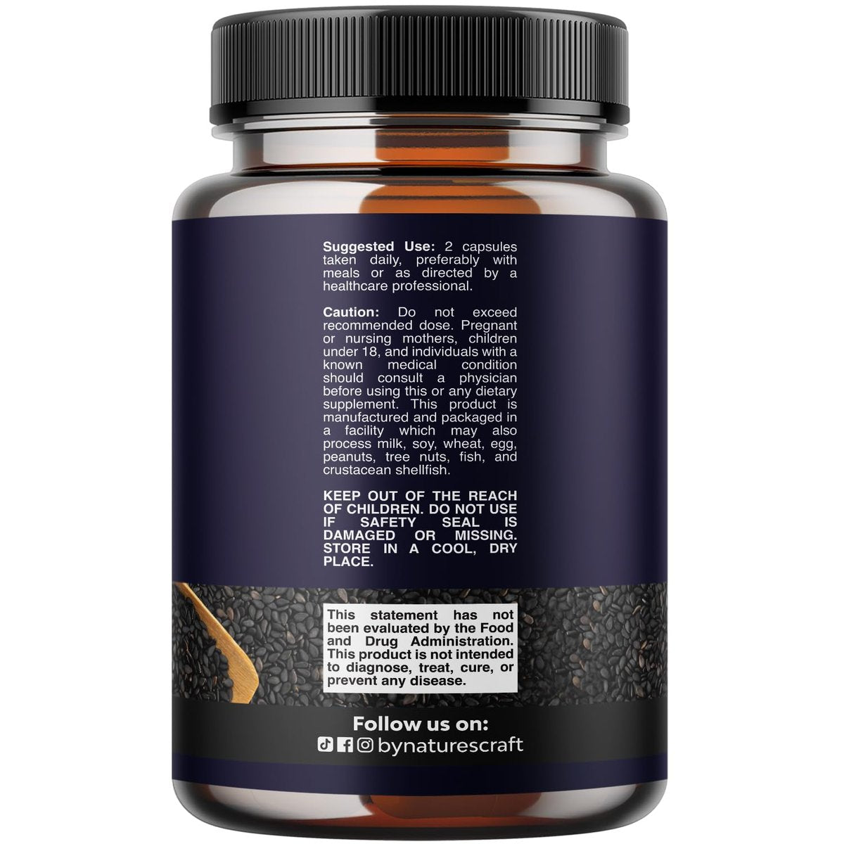 Vegane Schwarzkümmelöl Kapseln – Kaltgepresstes Nigella Sativa Schwarzkümmelsamenöl mit Omega 3 6 9, Antioxidantien & Thymochinon für Haarwachstum, Immununterstützung, Gelenkgesundheit und Verdauung – 60 Stück