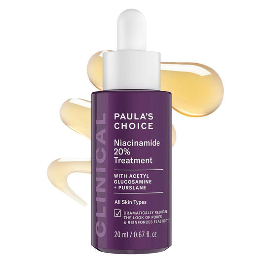 Paula's Choice CLINICAL 20% Niacinamid Vitamin B3 Konzentriertes Gesichtsserum, Anti-Aging Serum für das Gesicht, Behandlung von Verfärbungen und Verkleinerung großer Poren, Duftfrei, 20 ml