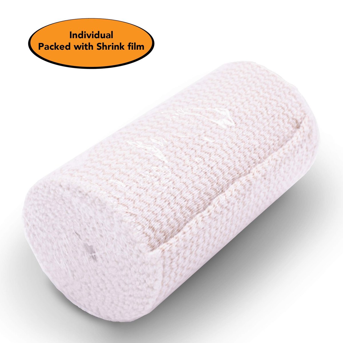 Hospora Dicke Latexfreie Kompressions-Baumwoll-Elastikbinde (15 cm, 5 Rollen)