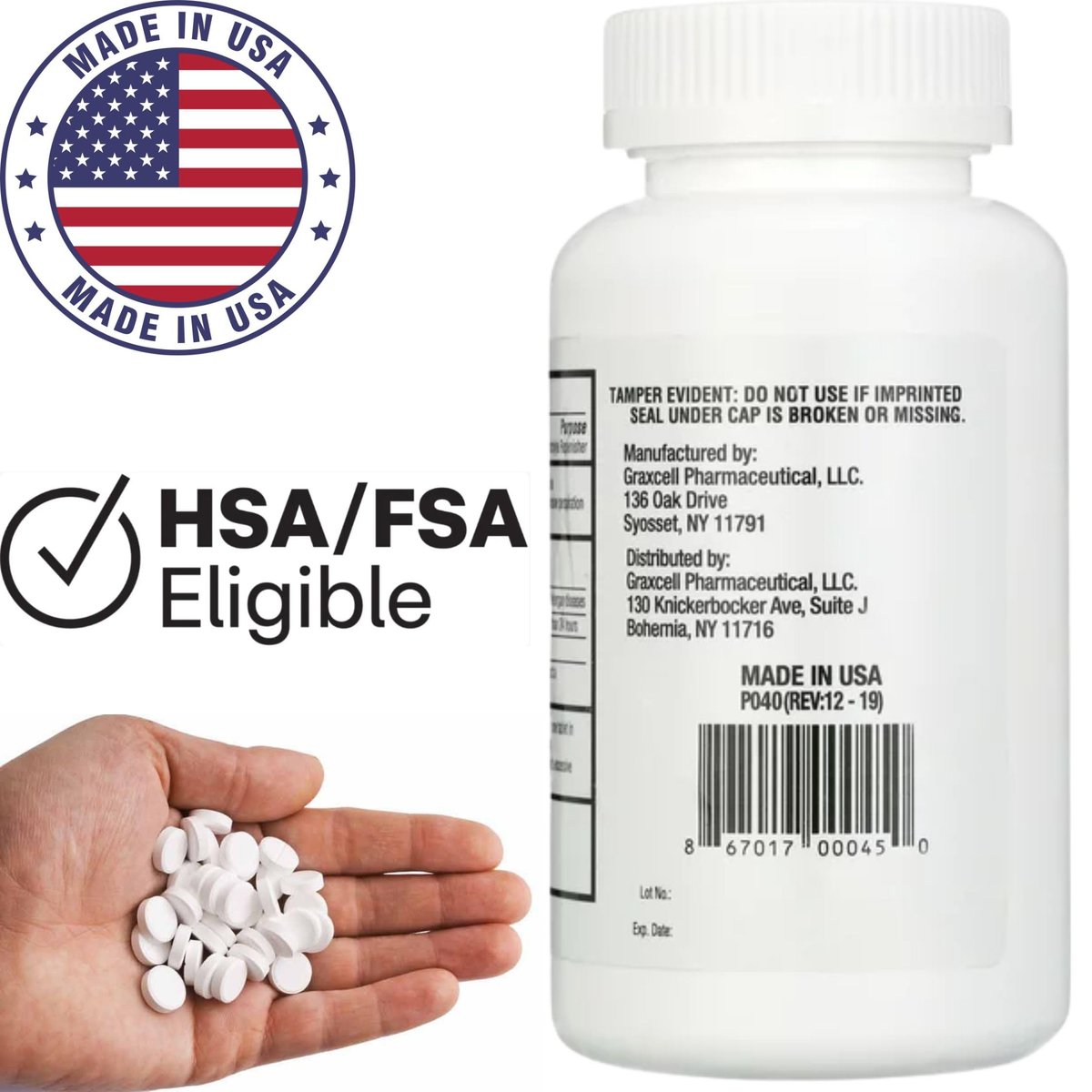 Natriumchlorid-Tabletten 1g | Elektrolytsalz bei POTS-Syndrom und Dysautonomie | Schnelle Rehydrierung | 300 Tabletten | Hergestellt in den USA