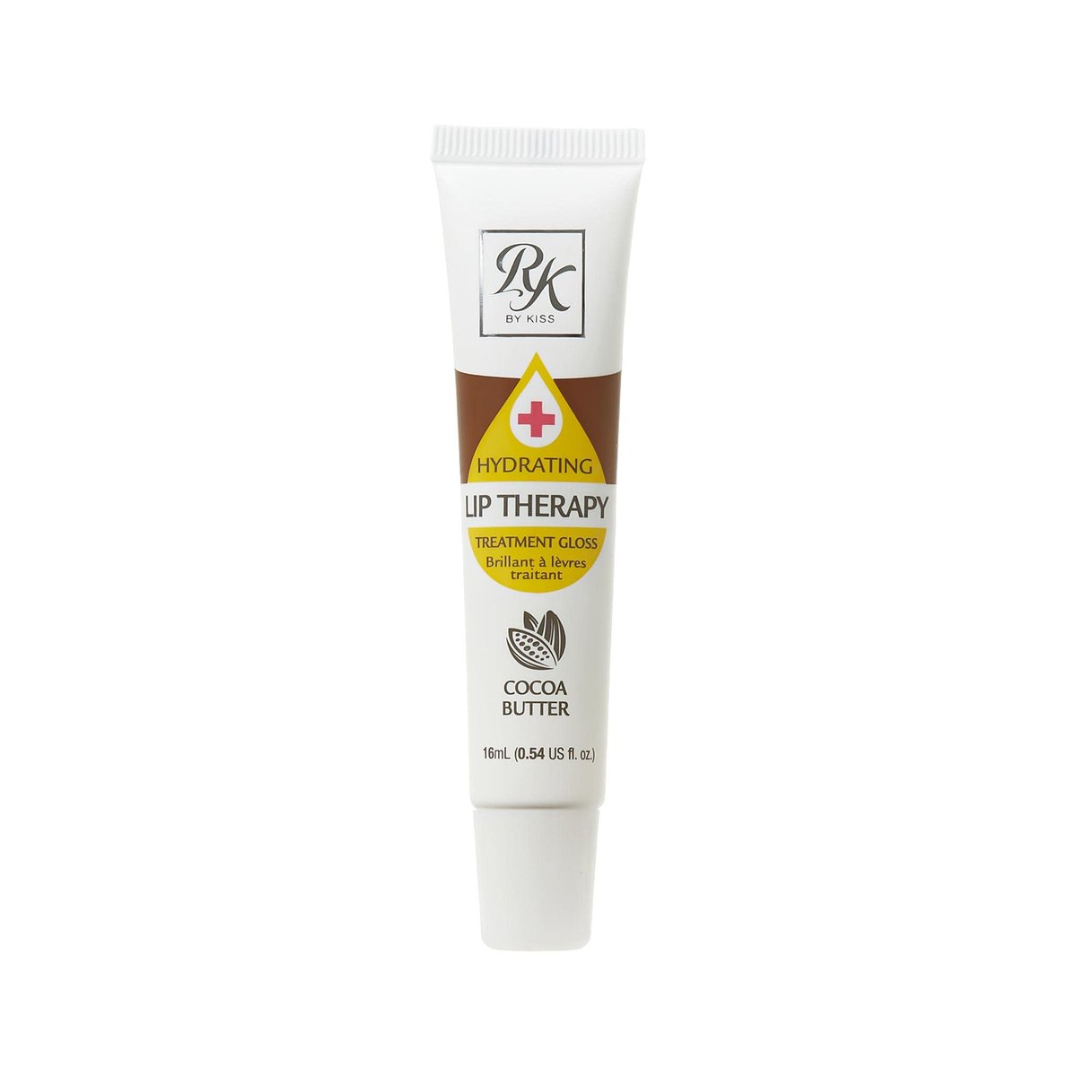 Ruby Kisses Hydrating Lip Therapy Treatment Gloss – Kakaobutter (2er-Pack)