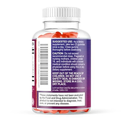 Hello Lovely! Kollagen-Gummibärchen für Haarwachstum - 2500 mcg D-Biotin pro Portion - Hydrolysierte Kollagenpeptide Typ I, III - Vitamin C & Zink - Unterstützung für Haut, Nägel & Gelenke für Frauen & Männer - Beerengeschmack, 60 Gummibärchen