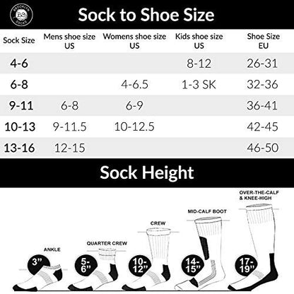 6 Paar Anti-Rutsch Diabetiker Socken, nicht einschnürend, therapeutische Baumwoll-Greifsocken (Schwarz, Größe: 10-13)
