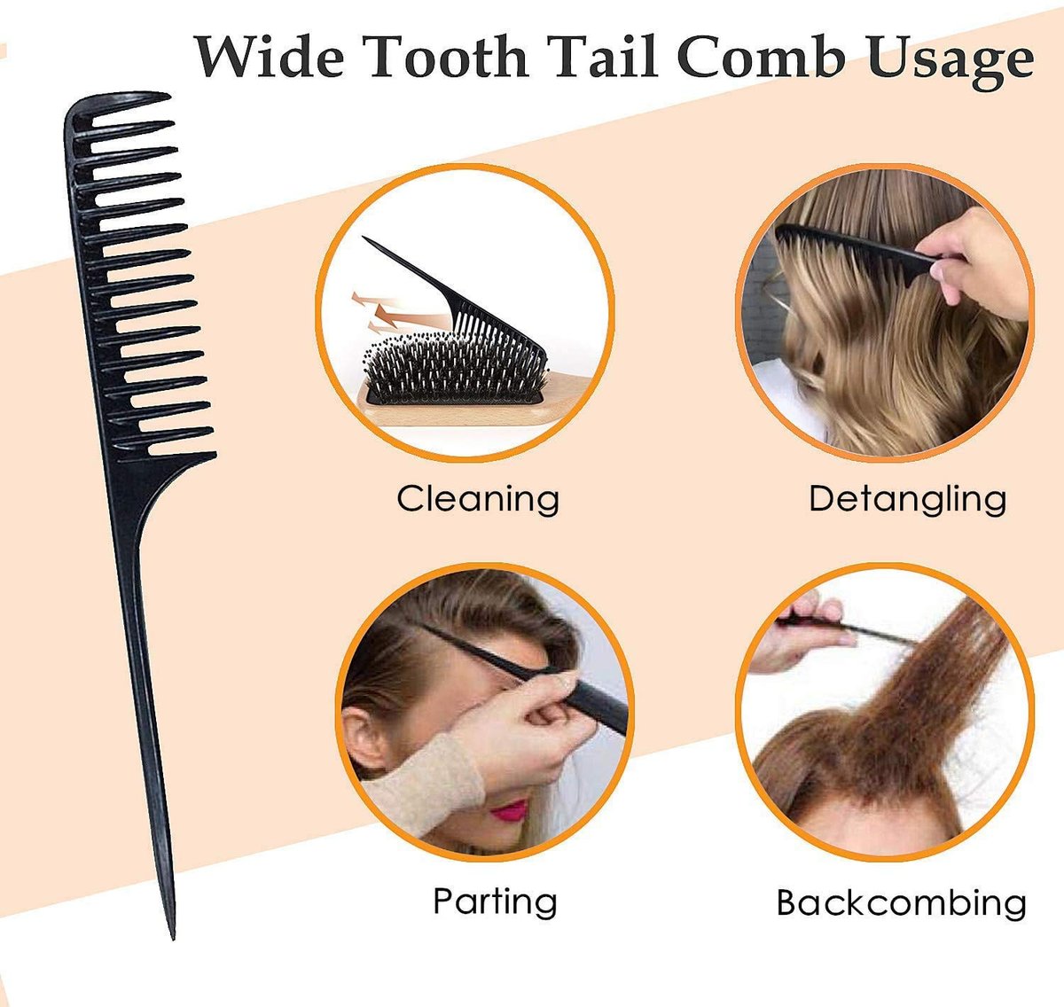 Haarbürste, Sosoon Wildschweinborsten-Paddle-Bürste für langes, kurzes, dickes, dünnes, lockiges, glattes, welliges, trockenes Haar für Männer, Frauen, Kinder – Keine Verfilzungen mehr, inkl. Geschenkbox und Stielkamm