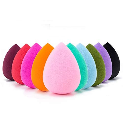 AJOKE 10-teiliges Make-up-Schwamm-Set – Perfekte Beauty-Schwämme für flüssiges Make-up, mehrfarbig