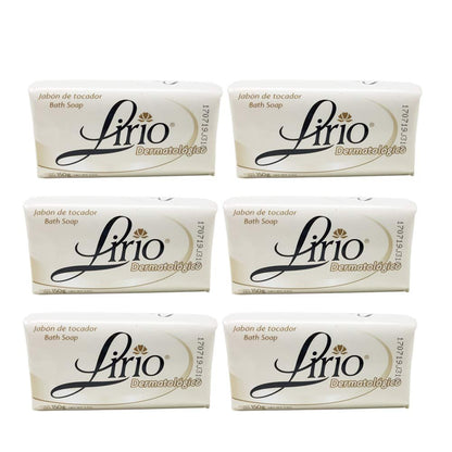 Lirio Dermatologische Seife – Glycerin-angereicherte antibakterielle Seife für den täglichen Gebrauch, geeignet für alle Hauttypen, 5,3 Unzen, 6er-Pack