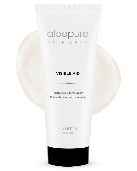 Aloette Gesichtsfeuchtigkeitscreme – Tägliche Hautpflege mit Aloe Vera & Vitamin E für trockene bis normale Haut, 60 ml
