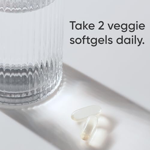 Sports Research Vegane Omega-3 Algenöl Kapseln - Höchste Konzentration an veganen DHA & EPA Fettsäuren | Non-GMO getestet & vegan zertifiziert - 60 vegane Softgels (ohne Carrageen)