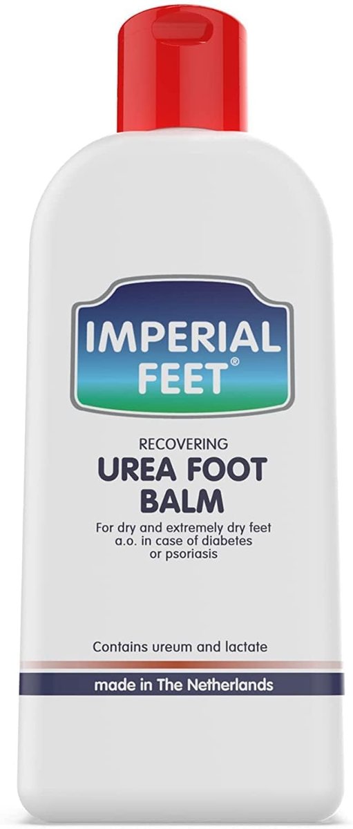 Imperial Feet Urea Fußbalsam – Natürliche Urea Creme für Fußpflege, rissige Fersen, raue Haut, Trockenheit, Hornhaut – Reinigend, Peeling – Wildkräuterextrakt – 150 g