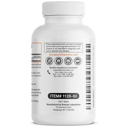 Bronson Vitamin K2 als MK-7 Menaquinon 100 mcg, 60 Kapseln – Non-GMO