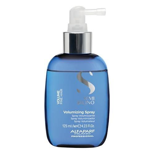 ALFAPARF MILANO Semi di Lino Volumizing Spray für feines Haar - Leave-In Texturier- und Verdickungsspray - für langanhaltendes Volumen, Fülle und Glanz - Anti-Frizz - Sulfatfrei (125 ml)