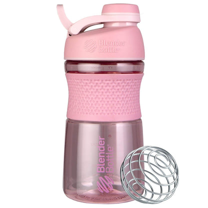 BlenderBottle SportMixer Shaker-Flasche für Proteinshakes und Pre-Workout, 20 Unzen, Rose