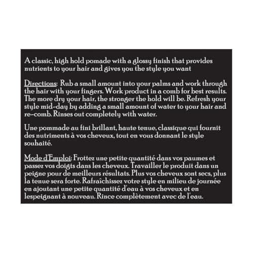 Brickell Herren Haarstyling Pomade mit starkem Halt & Glanz, natürliche & organische Inhaltsstoffe, 56,7 g