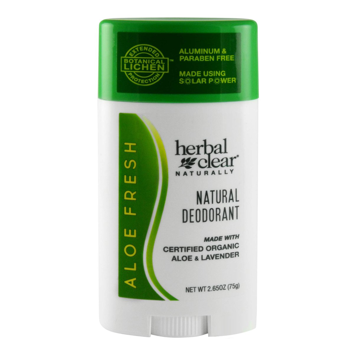Herbal Clear Naturally Aloe Fresh Deodorant – 75 ml, ohne Aluminium, für empfindliche Haut