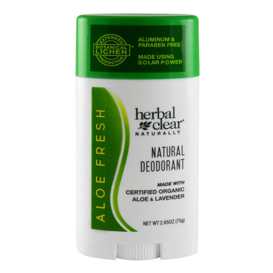Herbal Clear Naturally Aloe Fresh Deodorant – 75 ml, ohne Aluminium, für empfindliche Haut