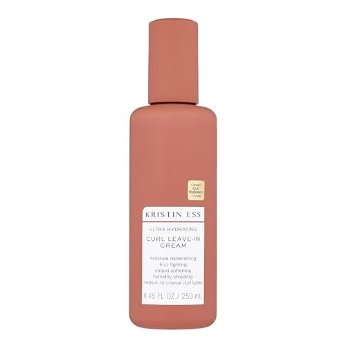 Kristin Ess Hair Ultra Hydrating Curl Leave-In Cream für lockiges Haar mit Frizz-Kontrolle, 250 ml