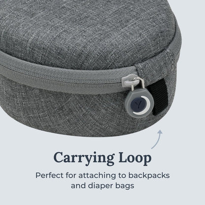 Yogasleep Crush-Resistant Travel Case für Hushh & Rohm Weißes Rauschen Sound Machines – Schutz auf Reisen, Doppelnaht-Reißverschluss, Schutz vor Kratzern und Wasserspritzern