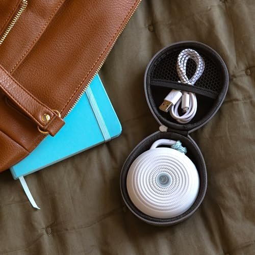 Yogasleep Crush-Resistant Travel Case für Hushh & Rohm Weißes Rauschen Sound Machines – Schutz auf Reisen, Doppelnaht-Reißverschluss, Schutz vor Kratzern und Wasserspritzern
