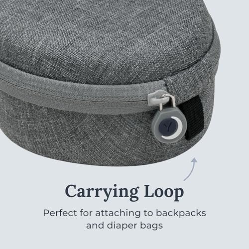 Yogasleep Crush-Resistant Travel Case für Hushh & Rohm Weißes Rauschen Sound Machines – Schutz auf Reisen, Doppelnaht-Reißverschluss, Schutz vor Kratzern und Wasserspritzern