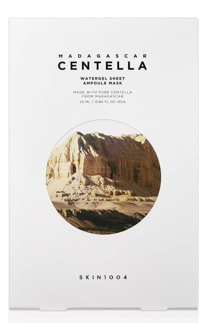 SKIN1004 Madagascar Centella Watergel Sheet Ampoule Maske – 1 Box (5 Stück)