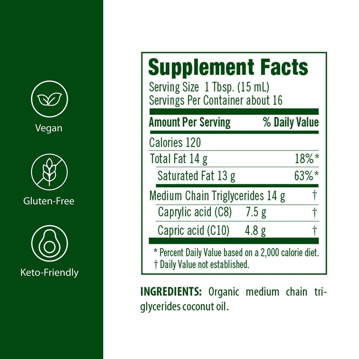 Flora MCT Öl Bio – Unterstützt Muskelenergie & Gehirngesundheit – Enthält C8 Caprylsäure & C10 Caprinsäure – Non-GMO, Glutenfrei, Vegan & Keto-freundlich – 250 ml Glasflasche