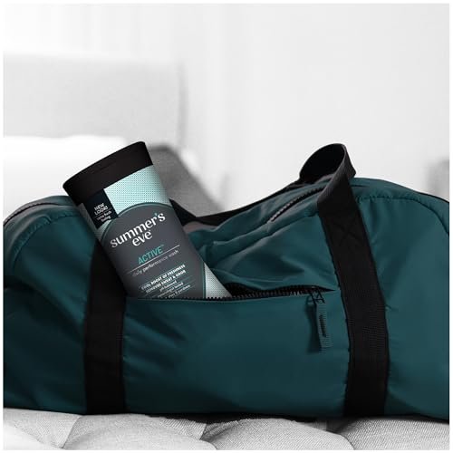 Summer's Eve Active Daily Performance Feminine Wash, pH-ausgeglichene Körperwäsche für Frauen, entfernt vaginalen Geruch mit Eukalyptus- und Pfefferminzduft, 355 ml
