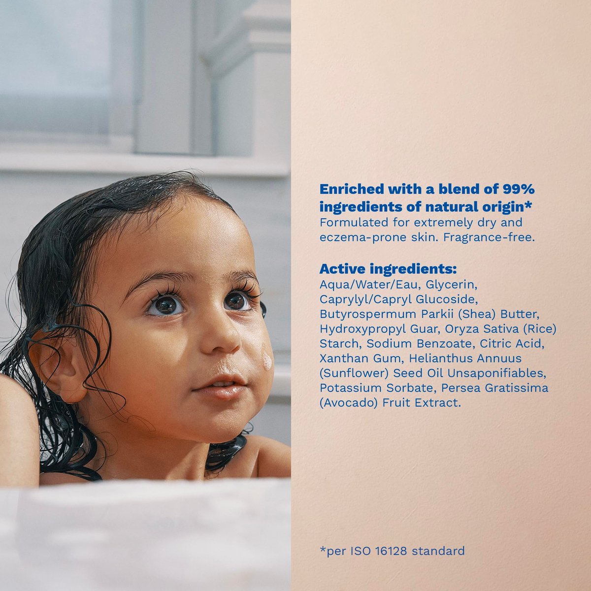 Mustela Stelatopia Reinigungsgel für zu Ekzemen neigende Haut - Baby Gesichts- & Körperwaschgel mit natürlichem Avocado- & Sonnenblumenöl - Duftfrei & Tränenfrei - 200 ml