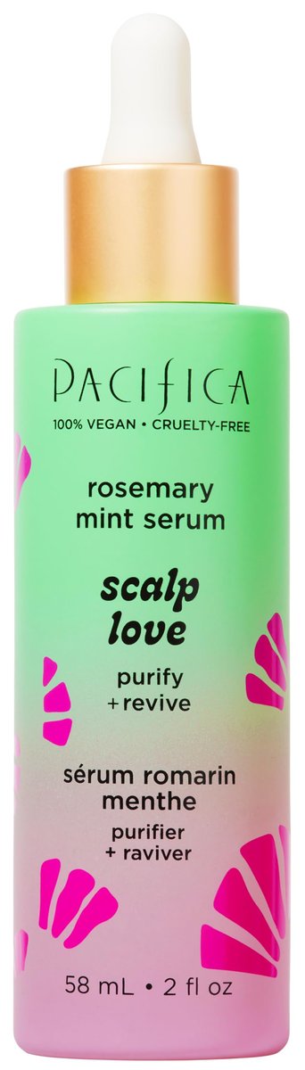 Pacifica Scalp Love Rosmarin-Minze Serum – Beruhigende Kopfhautpflege bei Trockenheit, Schuppen und Juckreiz – Feuchtigkeitsspendend und kühlend mit Hamamelis – Vegan & tierversuchsfrei – 59 ml
