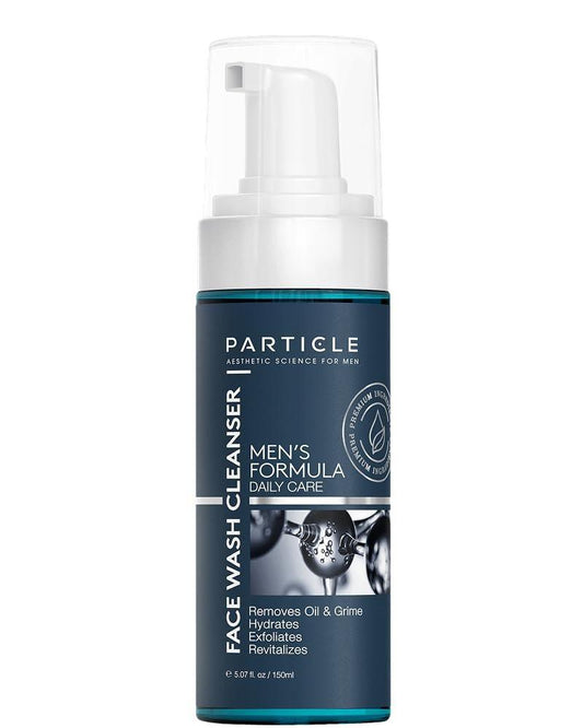 Particle Männergesichtsreinigung – Anti-Aging Gesichtsreiniger für Männer (5,07 Oz) – Tägliche feuchtigkeitsspendende Gesichtsreinigung – Revitalisiert, hydratisiert und beruhigt – für alle Hauttypen und Altersstufen