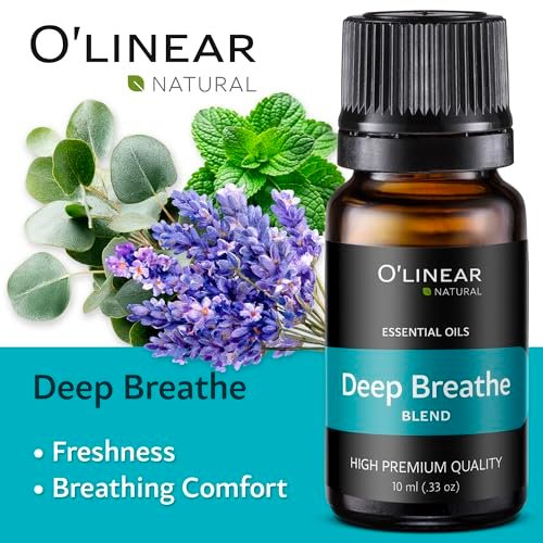 O'linear Ätherische Öle 6er Set - Perfekt für Luftbefeuchter und Diffuser, Aromatherapie Diffuser Öle Düfte, Ätherisches Öl Set für Zuhause, Ätherisches Öl Paket mit Verschiedenen Düften